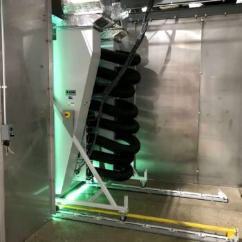 UV Curing Tower using Heraeus LH10 Microwave Powered Lamps